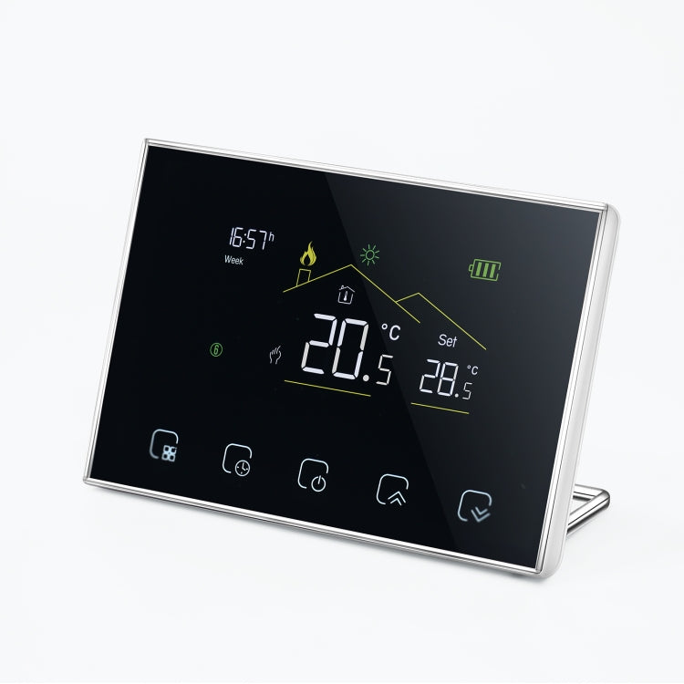 BHT-8000RF-VA- GC Wireless Smart LED Screen Thermostat Without WiFi, Specification:Boiler Heating - Thermostat & Thermometer by buy2fix | Online Shopping UK | buy2fix