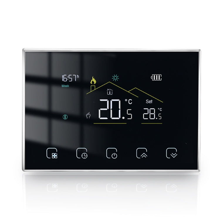 BHT-8000RF-VA- GAB Wireless Smart LED Screen Thermostat Without WiFi, Specification:Water / Electric Heating - Thermostat & Thermometer by buy2fix | Online Shopping UK | buy2fix