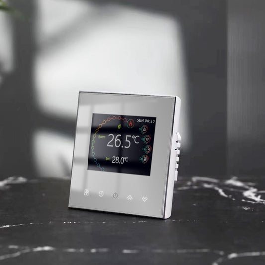 BHT-2002GALM 220V Smart Home Heating Thermostat Water Heating WiFi Thermostat(Black) - Thermostat & Thermometer by buy2fix | Online Shopping UK | buy2fix