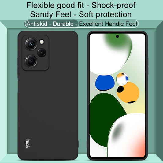 For Xiaomi Redmi Note 12 Pro Speed / POCO X5 Pro 5G IMAK UC-3 Series Shockproof Frosted TPU Protective Case(Black) by imak
