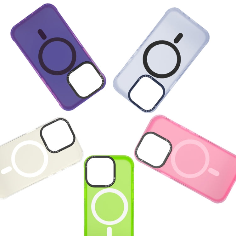 For iPhone 14 Acrylic + TPU MagSafe Protective Phone Case(Green) - iPhone 14 Cases by buy2fix | Online Shopping UK | buy2fix