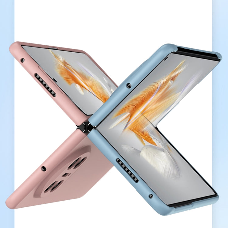 For Huawei Mate X3 Skin-feel Shockproof Full Coverage Phone Case(Yellow) - Huawei Cases by buy2fix | Online Shopping UK | buy2fix