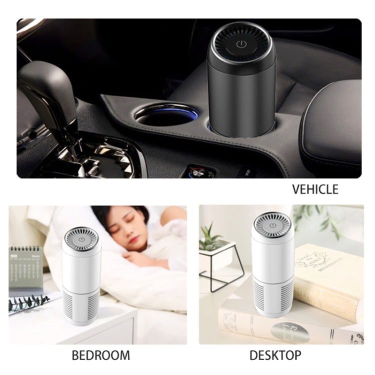 Y-20 Desktop Car Negative Ion Air Purifier(White) - Air Purifier by buy2fix | Online Shopping UK | buy2fix