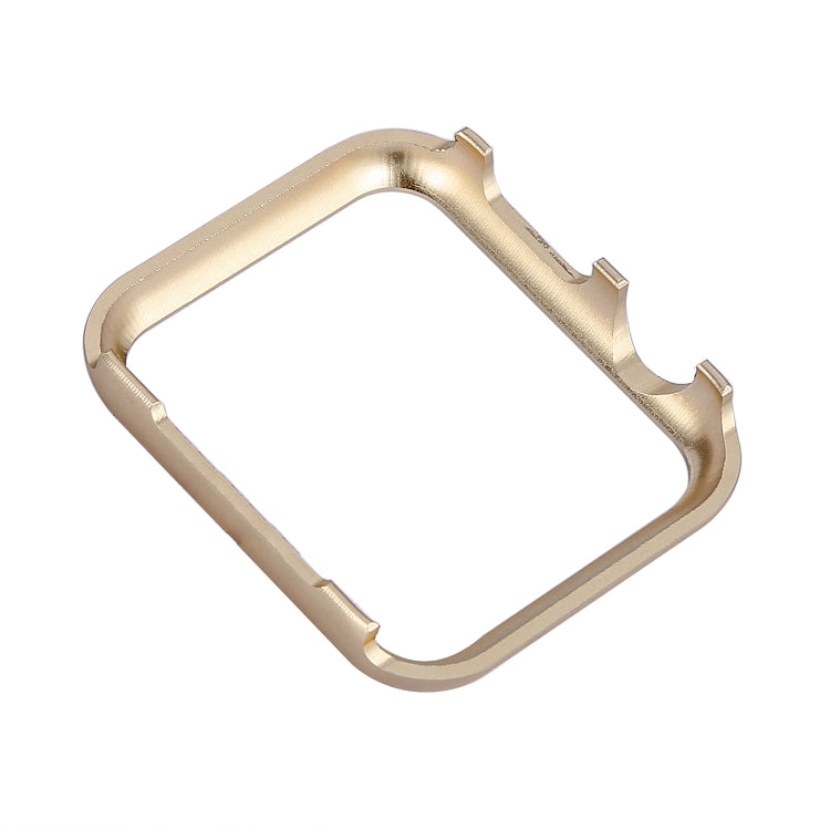 For Apple Watch Series 8&7 41mm Aluminum Alloy Diamond Watch Protective Case(Gold) - Watch Cases by buy2fix | Online Shopping UK | buy2fix