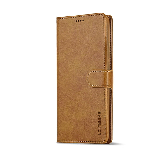 For Xiaomi Redmi Note 12 4G Global LC.IMEEKE Calf Texture Leather Phone Case(Brown) by LC.IMEEKE