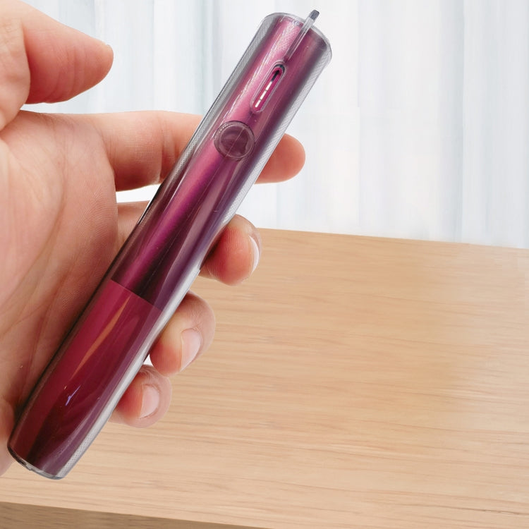 For IQOS ILUMA ONE TPU Electronic Cigarette Case with Lanyard Hole(Transparent Red) by buy2fix