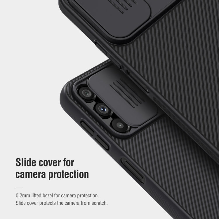 For Samsung Galaxy A14 4G NILLKIN Black Mirror Series Camshield PC Phone Case(Black) - Galaxy Phone Cases by NILLKIN | Online Shopping UK | buy2fix