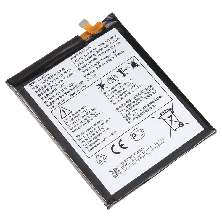 For Alcatel One Touch POP 8 P320A TLP041CC 4060mAh Battery Replacement - Others by buy2fix | Online Shopping UK | buy2fix