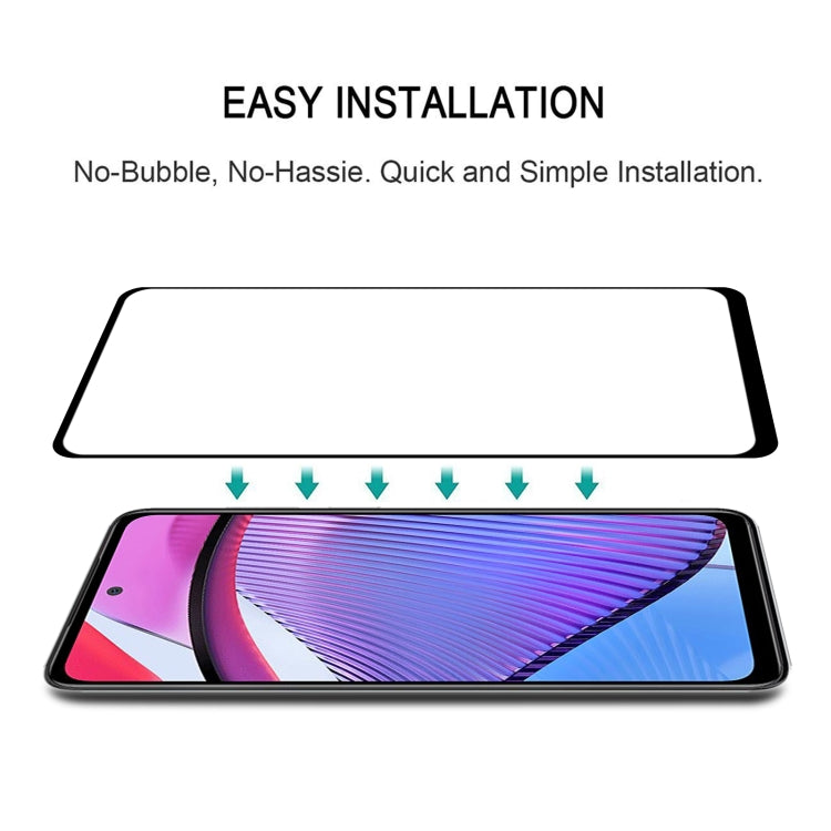 For Motorola Moto G Power 5G 25pcs Full Glue Full Cover Screen Protector Tempered Glass Film by buy2fix