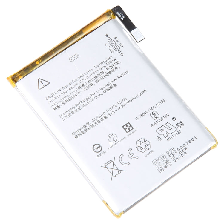 For Google Pixel 3 2915mAh Battery Replacement G013A-B - For Google by buy2fix | Online Shopping UK | buy2fix