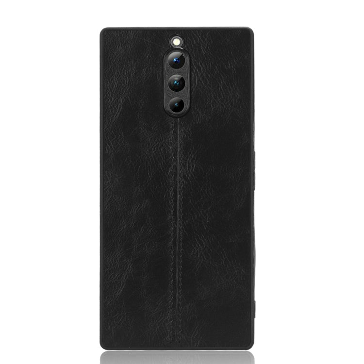 For ZTE nubia Red Magic 8 Pro Sewing Cow Pattern Skin PC + PU + TPU Phone Case(Black) - ZTE Cases by buy2fix | Online Shopping UK | buy2fix