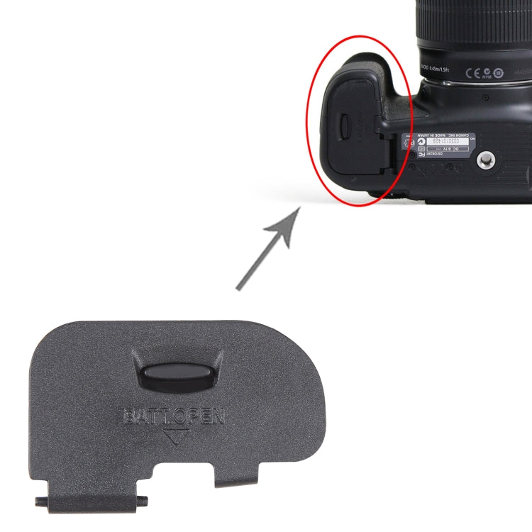 For Canon EOS 60D OEM Battery Compartment Cover - Battery Cover by buy2fix | Online Shopping UK | buy2fix