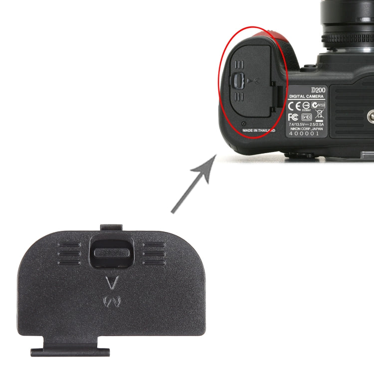 For Nikon D200 / D300 / D700 OEM Battery Compartment Cover by buy2fix
