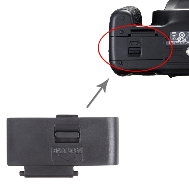 For Canon EOS 550D OEM Battery Compartment Cover by buy2fix