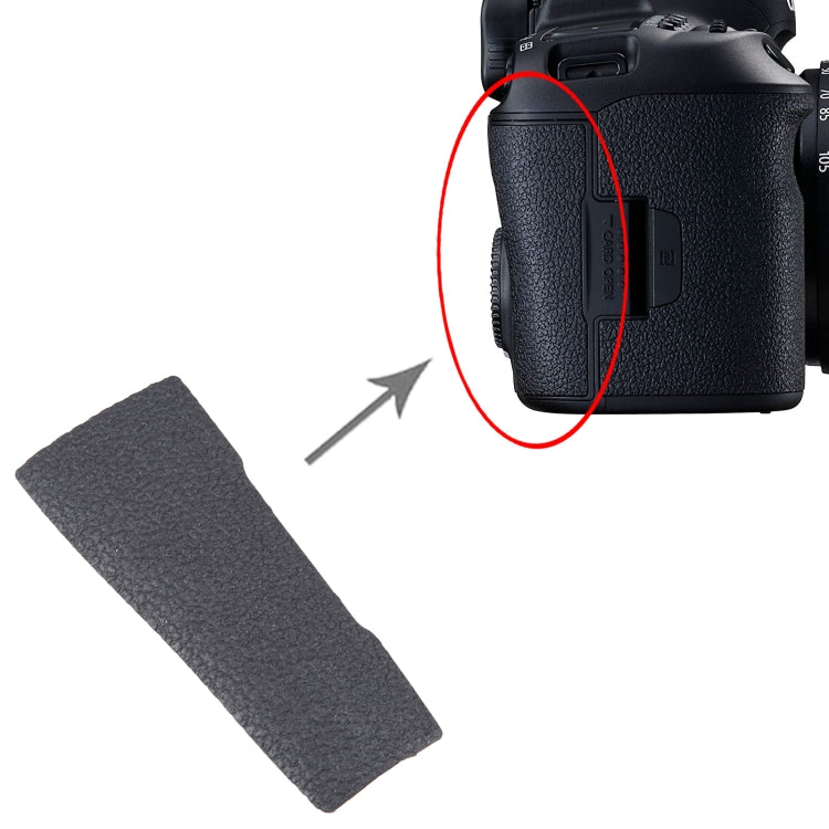 For Canon EOS 5D Mark IV OEM CF Card Slot Cover Protective Leather by buy2fix