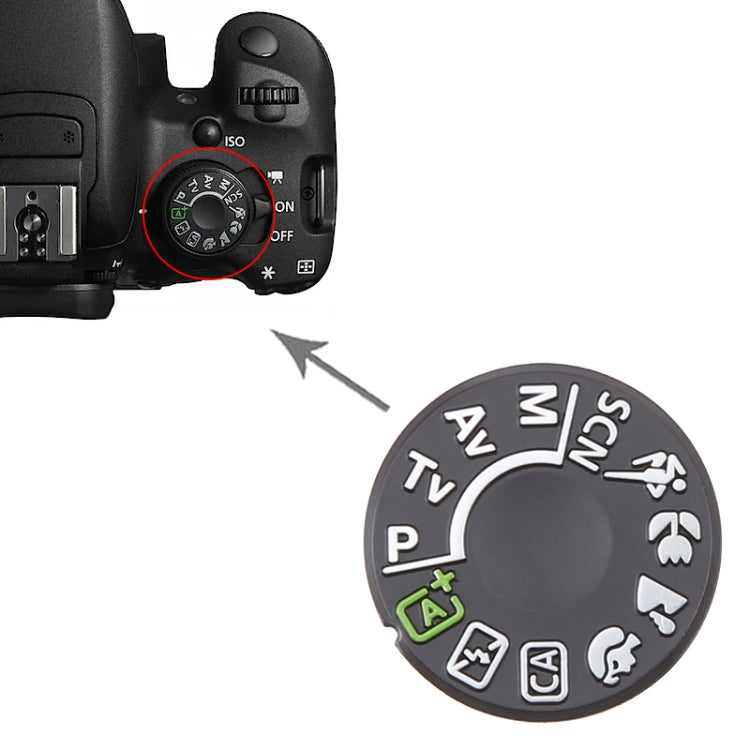 For Canon EOS 700D OEM Mode Dial Iron Pad by buy2fix