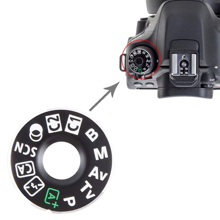 For Canon EOS 80D OEM Mode Dial Iron Pad - Mode Dial by buy2fix | Online Shopping UK | buy2fix