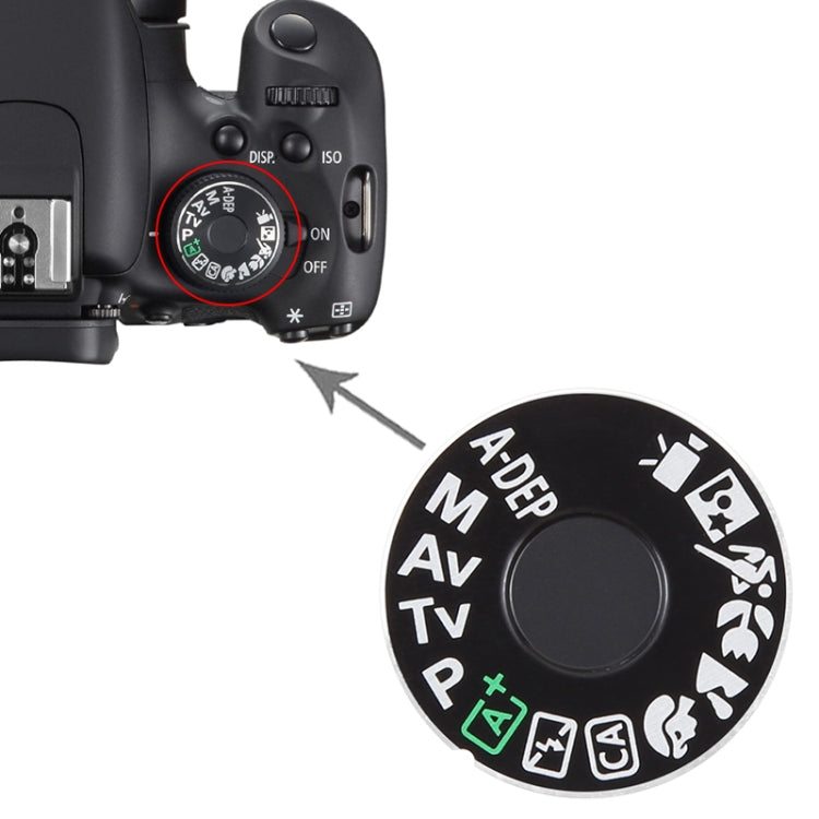 For Canon EOS 600D OEM Mode Dial Iron Pad - Mode Dial by buy2fix | Online Shopping UK | buy2fix