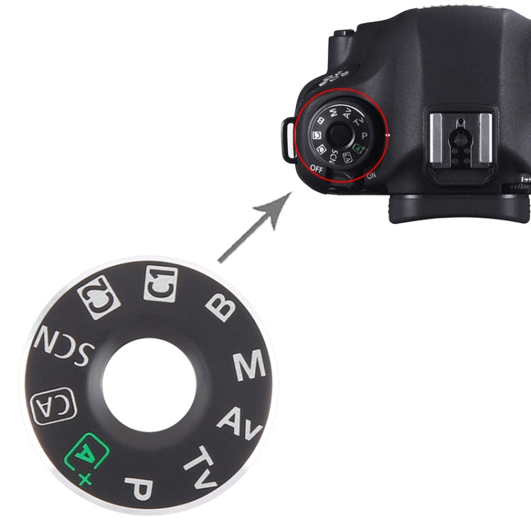 For Canon EOS 6D OEM Mode Dial Iron Pad - Mode Dial by buy2fix | Online Shopping UK | buy2fix