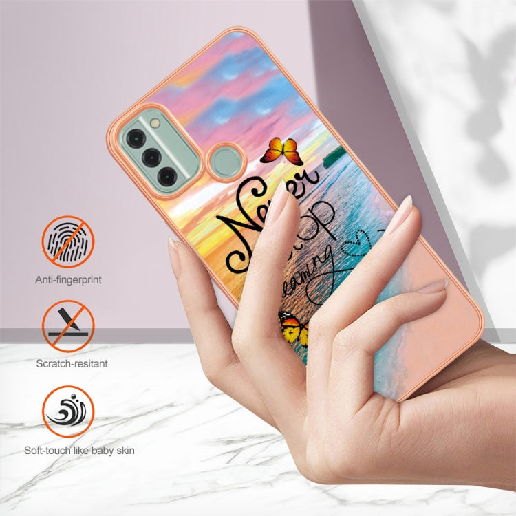 For Nokia C31 Electroplating IMD TPU Phone Case(Dream Butterfly) - Nokia Cases by buy2fix | Online Shopping UK | buy2fix