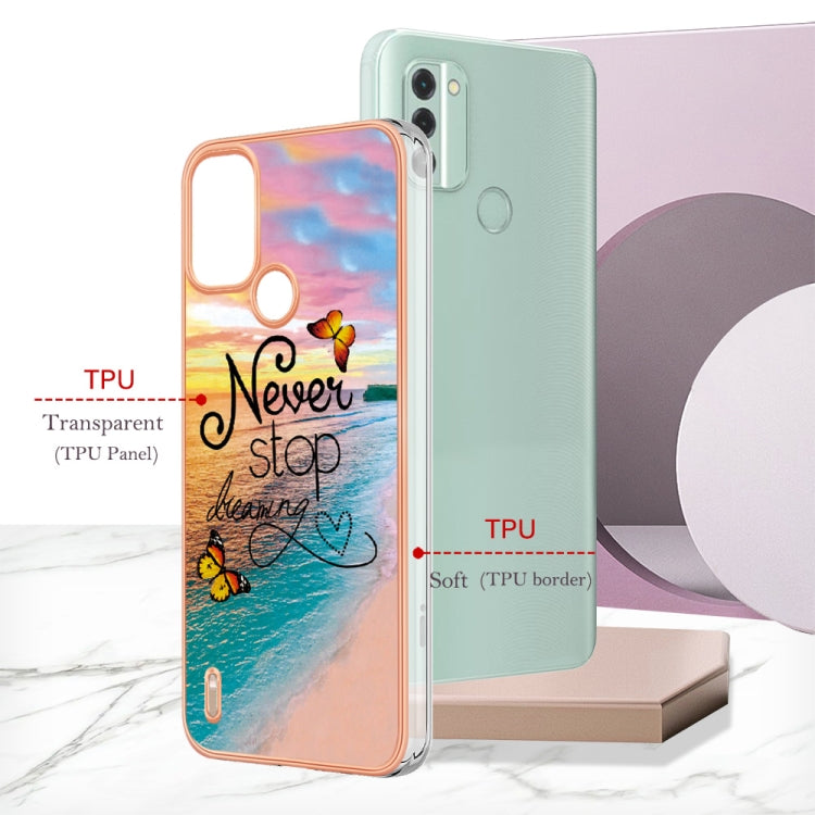For Nokia C31 Electroplating IMD TPU Phone Case(Dream Butterfly) - Nokia Cases by buy2fix | Online Shopping UK | buy2fix