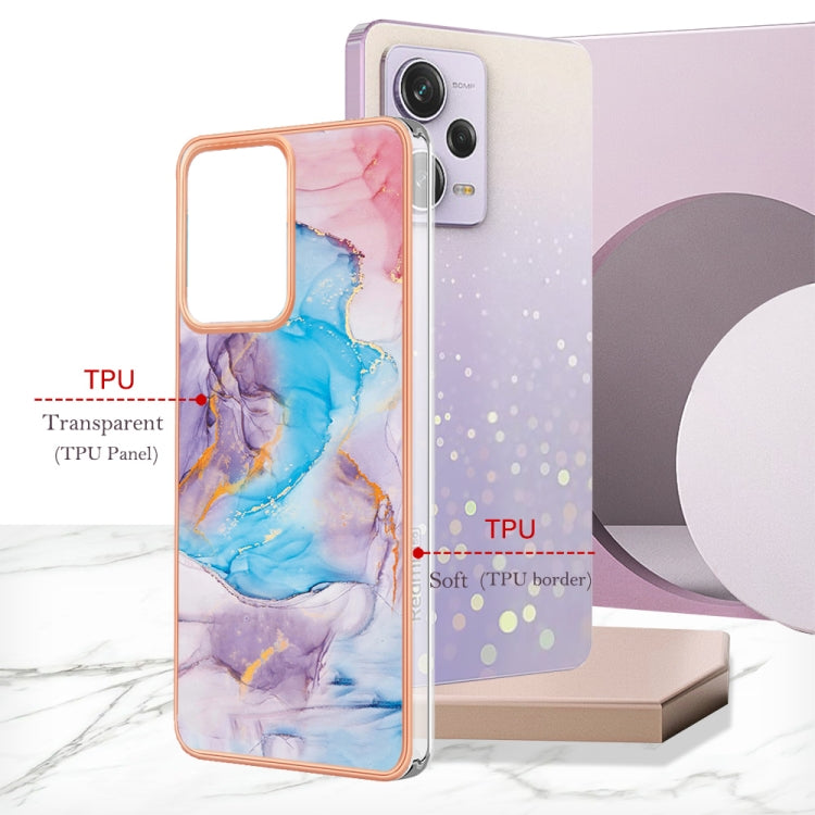 Electroplating IMD TPU Phone Case For Xiaomi Redmi Note 12 Pro 5G Global/Note 12 Pro 5G China/Poco X5 Pro 5G/Note 12 Pro Speed(Blue Marble) by buy2fix