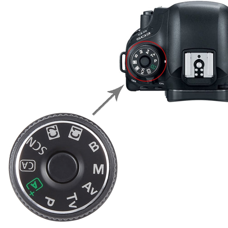 For Canon EOS 6D Original Mode Dial - Mode Dial by buy2fix | Online Shopping UK | buy2fix