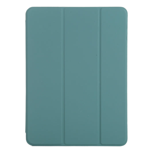 Horizontal Flip Ultra-thin Non-buckle Magnetic PU Leather Tablet Case With Three-folding Holder & Sleep / Wake-up Function For iPad Pro 11 inch (2020) / Pro 11 2018 / Air 2020 10.9(Green) by buy2fix