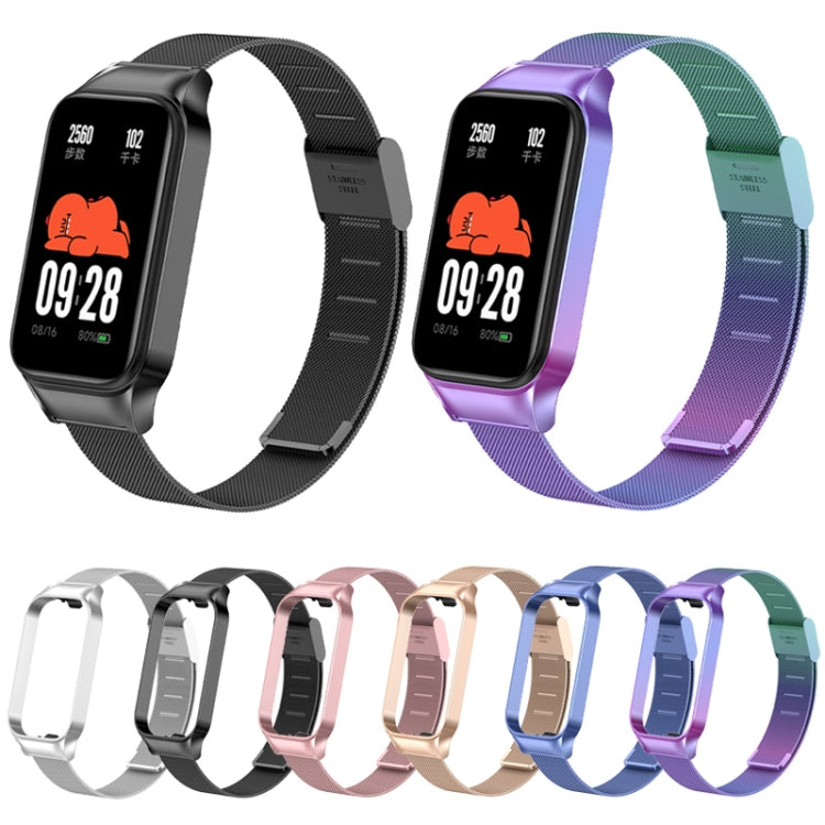 For Redmi Band 2 Milan Buckle Metal Watch Band(Rose Gold) - Watch Bands by buy2fix | Online Shopping UK | buy2fix