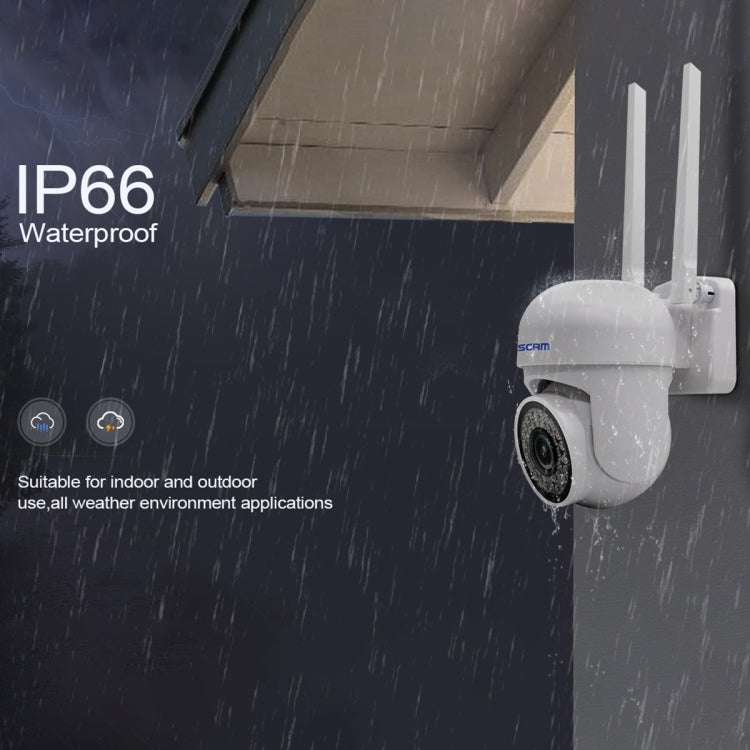 ESCAM PVR007 3MP Smart HD WiFi Camera Support Full Color Night Vision / Motion Detection / Sound Alarm / TF Card(AU Plug) - Wireless Camera by ESCAM | Online Shopping UK | buy2fix