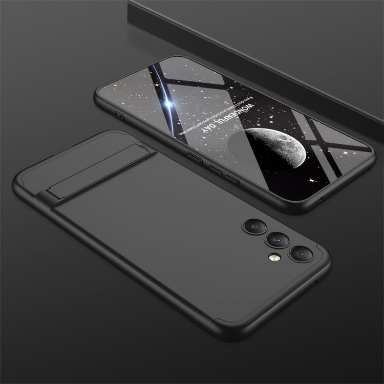 For Samsung Galaxy A34 5G GKK Three Stage Splicing Full Coverage PC Phone Case(Black) - Galaxy Phone Cases by GKK | Online Shopping UK | buy2fix