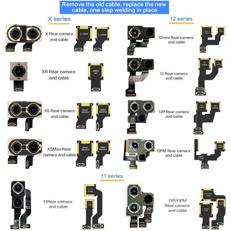For iPhone 11 Pro / 11 Pro Max J7300 i2C Back Facing Telephoto Camera Cable - Flex Cable by i2C | Online Shopping UK | buy2fix