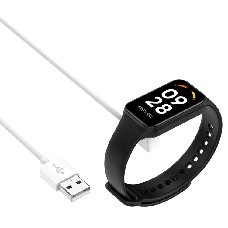 For Xiaomi Mi Band 8 Watch Magnetic Suction Charger USB Charging Cable, Length:60cm(White) by buy2fix