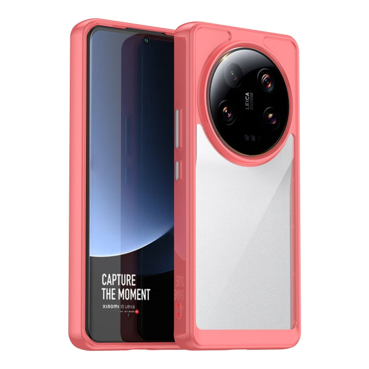 For Xiaomi 13 Ultra Colorful Series Acrylic + TPU Phone Case(Red) - Xiaomi Cases by buy2fix | Online Shopping UK | buy2fix