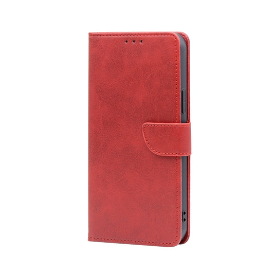 For Infinix Smart 7 Calf Texture Buckle Flip Leather Phone Case(Red) by buy2fix