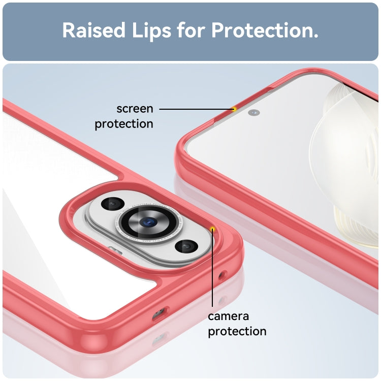 For Huawei Nova 11 Colorful Series Acrylic + TPU Phone Case(Red) by buy2fix