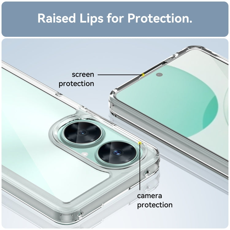 For Huawei Nova 11i Colorful Series Acrylic + TPU Phone Case(Transparent) by buy2fix