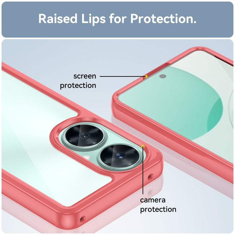 For Huawei Nova 11i Colorful Series Acrylic + TPU Phone Case(Red) by buy2fix