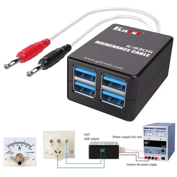 Kaisi K-9035 Power Supply Activation Boot Cable for iPhone 6 to 14 Pro Max - Test Tools by Kaisi | Online Shopping UK | buy2fix