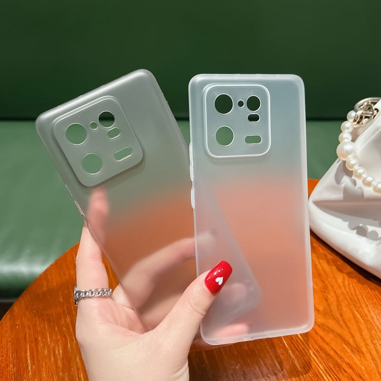 For Xiaomi 13 Pro Frosted PP Phone Case(Transparent Black) - Xiaomi Cases by buy2fix | Online Shopping UK | buy2fix