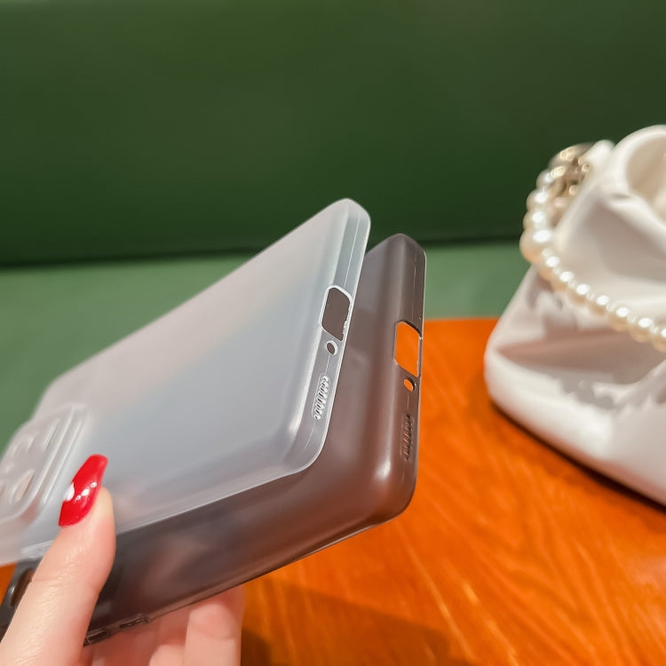 For Xiaomi 13 Pro Frosted PP Phone Case(Transparent Black) - Xiaomi Cases by buy2fix | Online Shopping UK | buy2fix