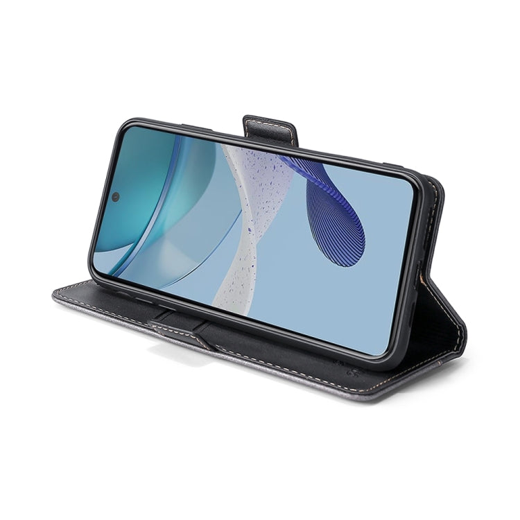 For Infinix Smart 7 Contrast Color Side Buckle Leather Phone Case(Red + Black) by buy2fix