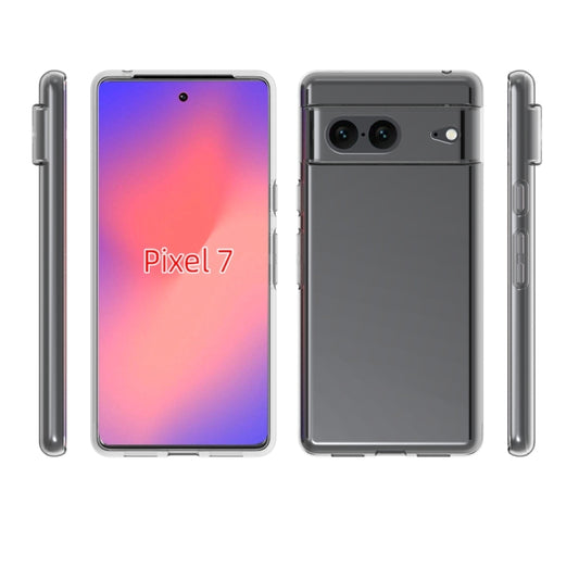 For Google Pixel 7 Waterproof Texture TPU Phone Case(Transparent) by buy2fix