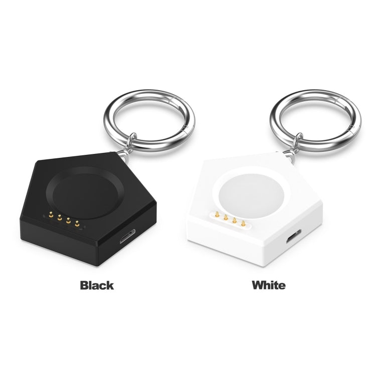For OPPO Watch 4 Pro / 3 / 3 Pro Portable Universal Smart Watch Charger, Port:Micro-USB(White) - by buy2fix | Online Shopping UK | buy2fix