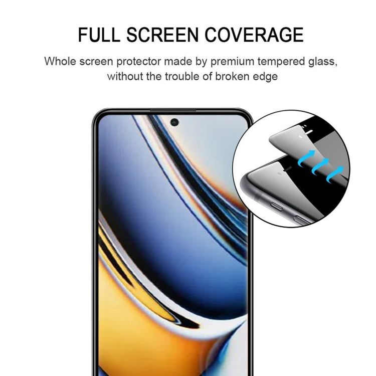 For Realme 11 Pro+ 3D Curved Edge Full Screen Tempered Glass Film - Realme Tempered Glass by buy2fix | Online Shopping UK | buy2fix