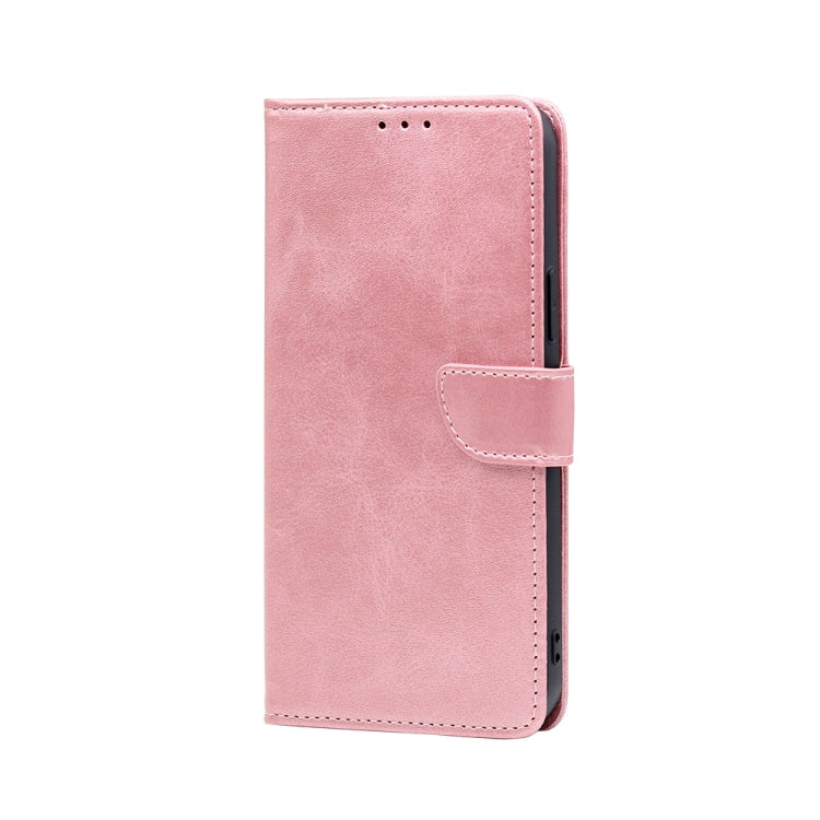 For Nokia C32 Calf Texture Buckle Flip Leather Phone Case(Rose Gold) - Nokia Cases by buy2fix | Online Shopping UK | buy2fix