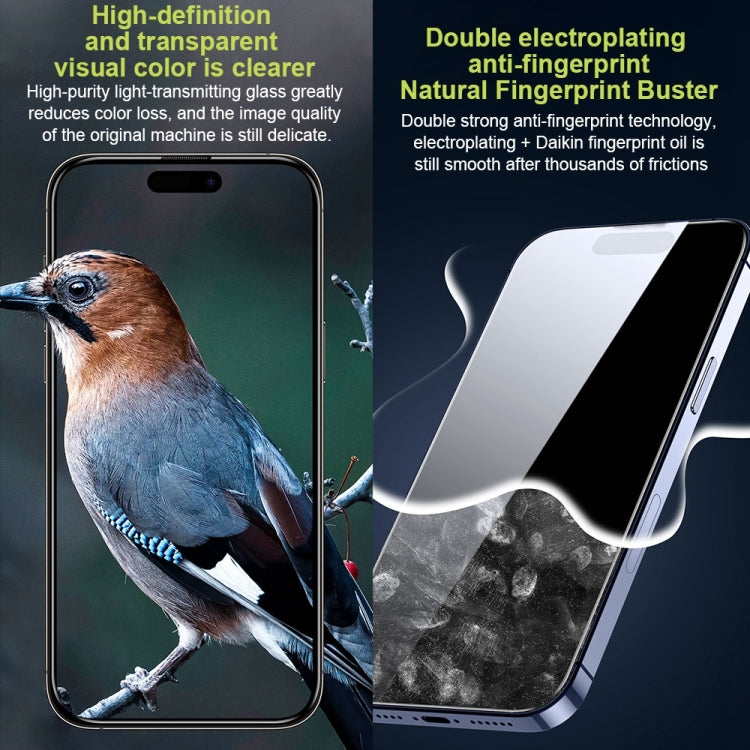 For iPhone 14 WK WTP-066 King Kong Vacha 9D Curved HD Tempered Glass Film(Black) by WK