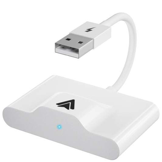 THT-020-3+ USB + USB-C / Type-C Wired to Wireless Carplay Adapter for Android Smartphone(White) by buy2fix