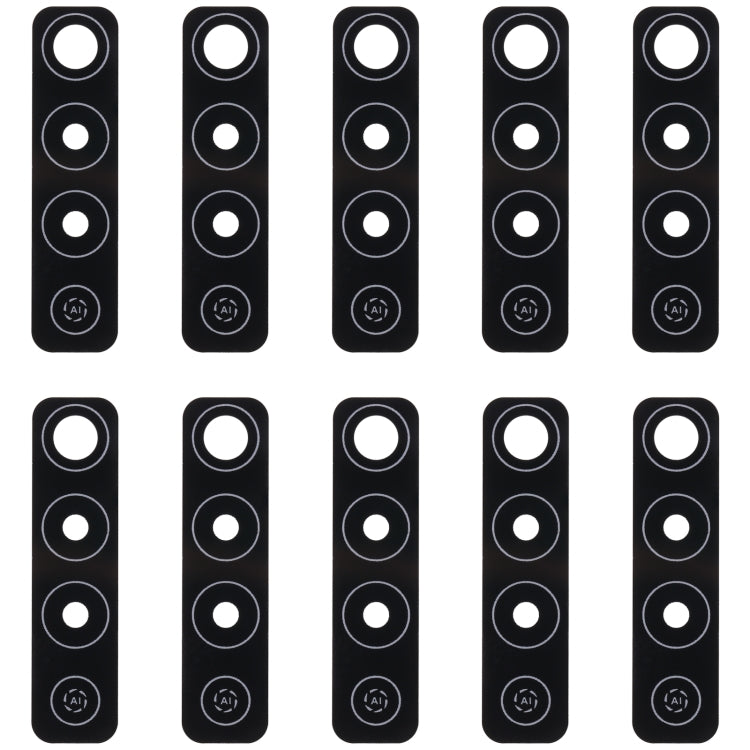 For Tecno Camon 17 CG6 10pcs Back Camera Lens - Camera Parts by buy2fix | Online Shopping UK | buy2fix