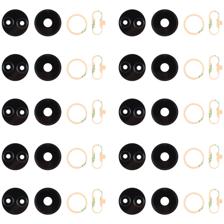 For Tecno Camon 19 10pcs Back Camera Lens - Camera Parts by buy2fix | Online Shopping UK | buy2fix